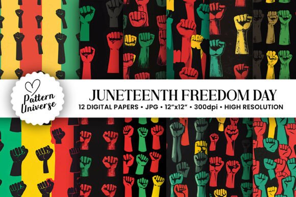 Juneteenth Freedom Day Patterns